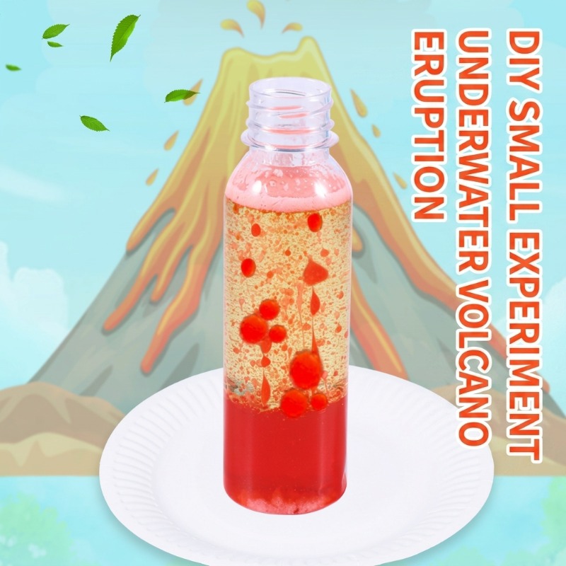 Volcano Kit Eruption - Zestaw STEM do samodzielnego montażu 3D: