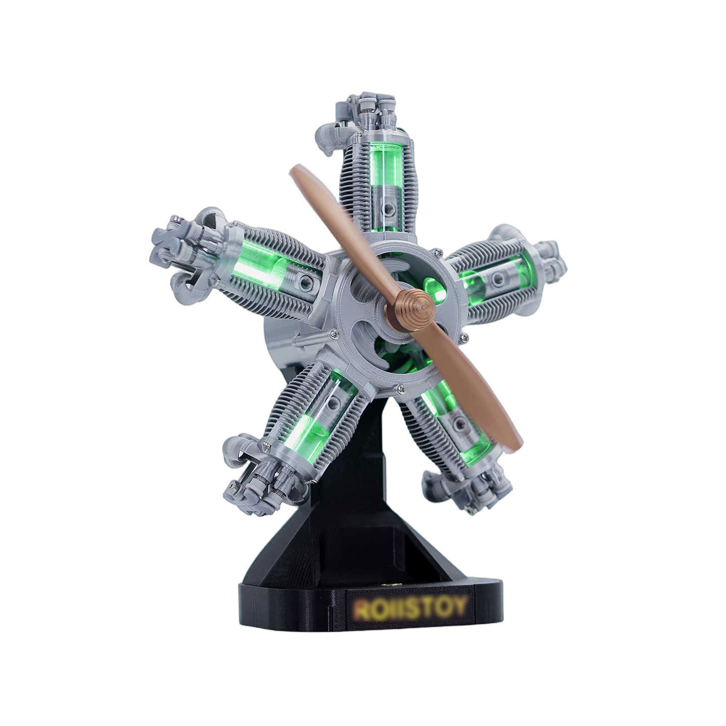 Science And Hobby - Model silnika radialnego 5-cylindrowego, 4-suwowego w
