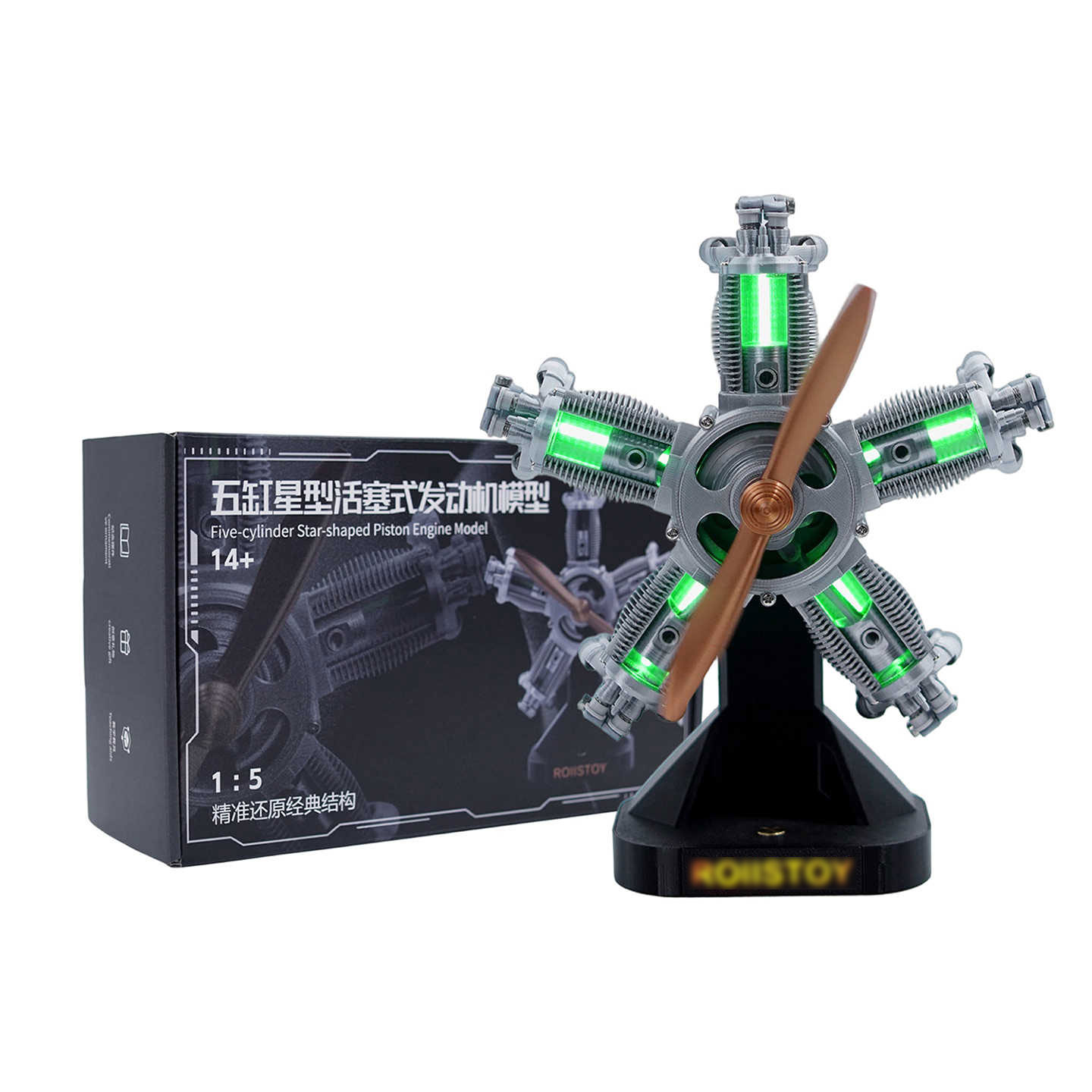 Model silnika radialnego 5-cyl – Science And Hobby recenzja i cena